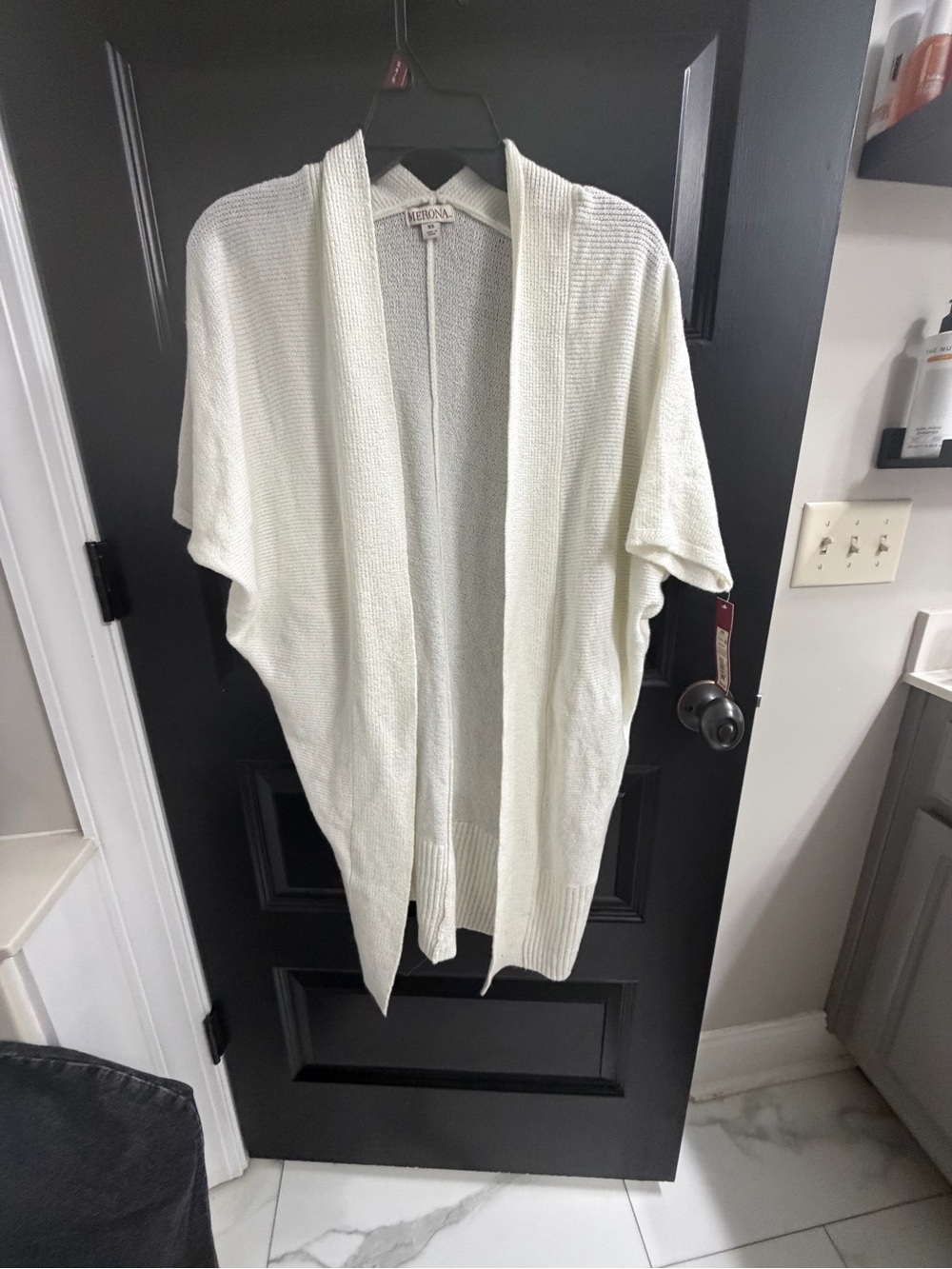 Merona Cream Open Front Dolman Sleeve Cardigan Sweater NWT XS
